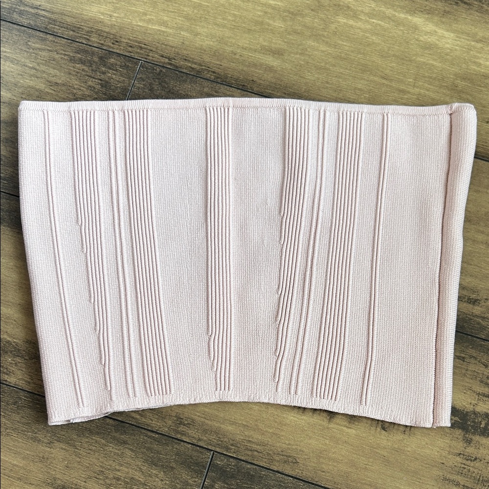 Babaton Blush Ribbed Tube Top